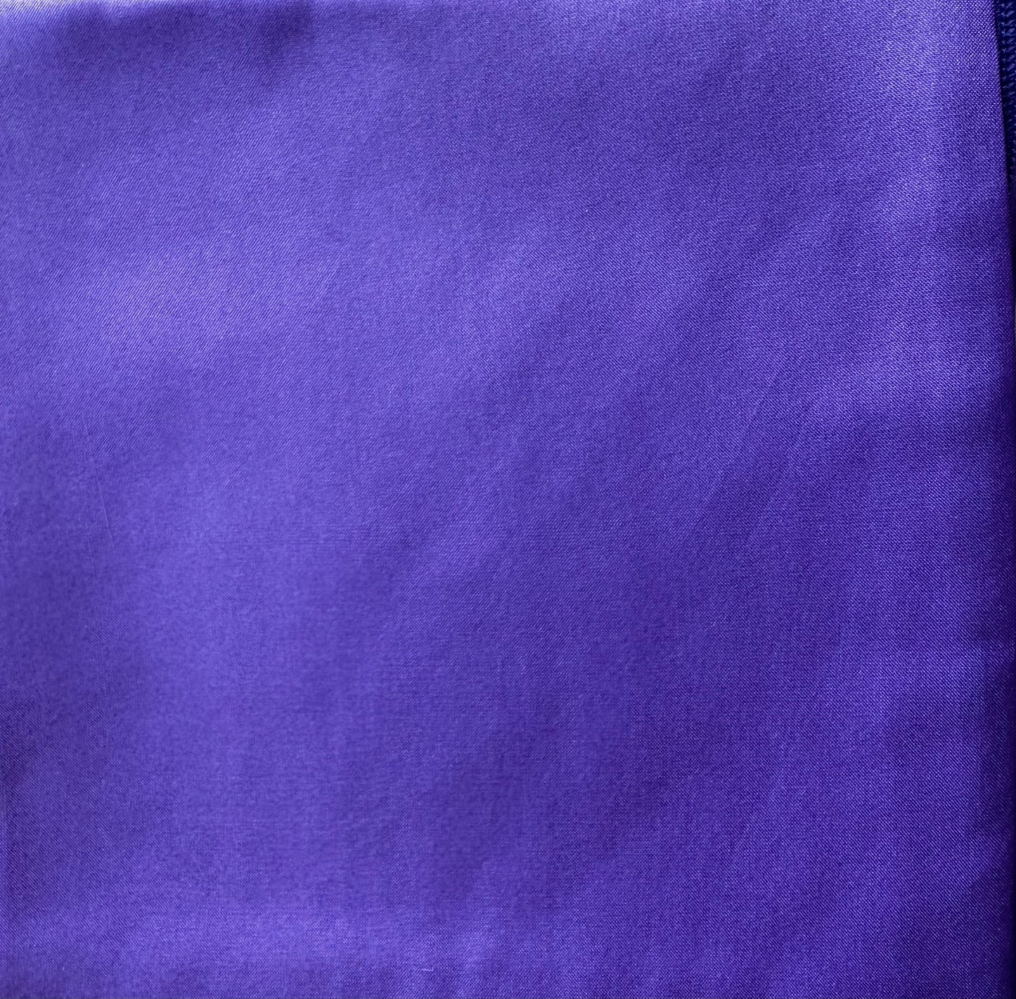 Scarf-Solid Purple 100%Silk 22x22"