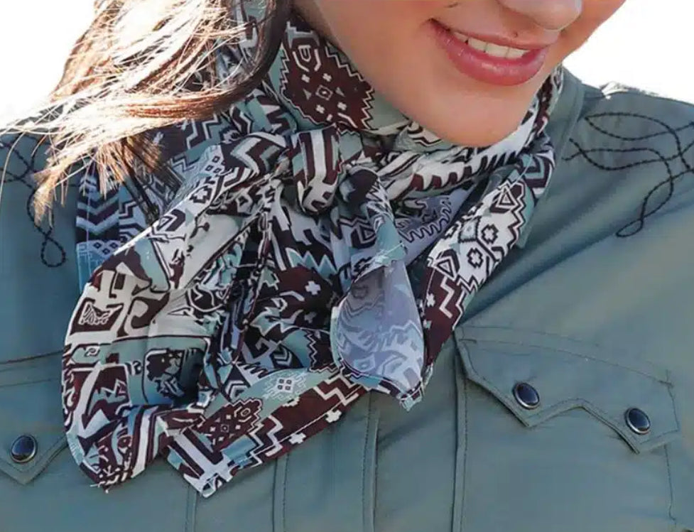 Sage Green Print Wildrag