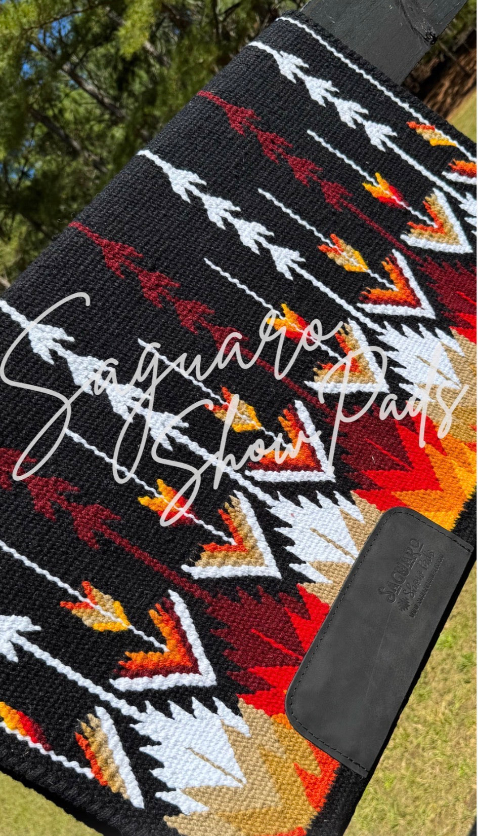 Ranch Pad-Black/Red/Tan/Orange 34x40