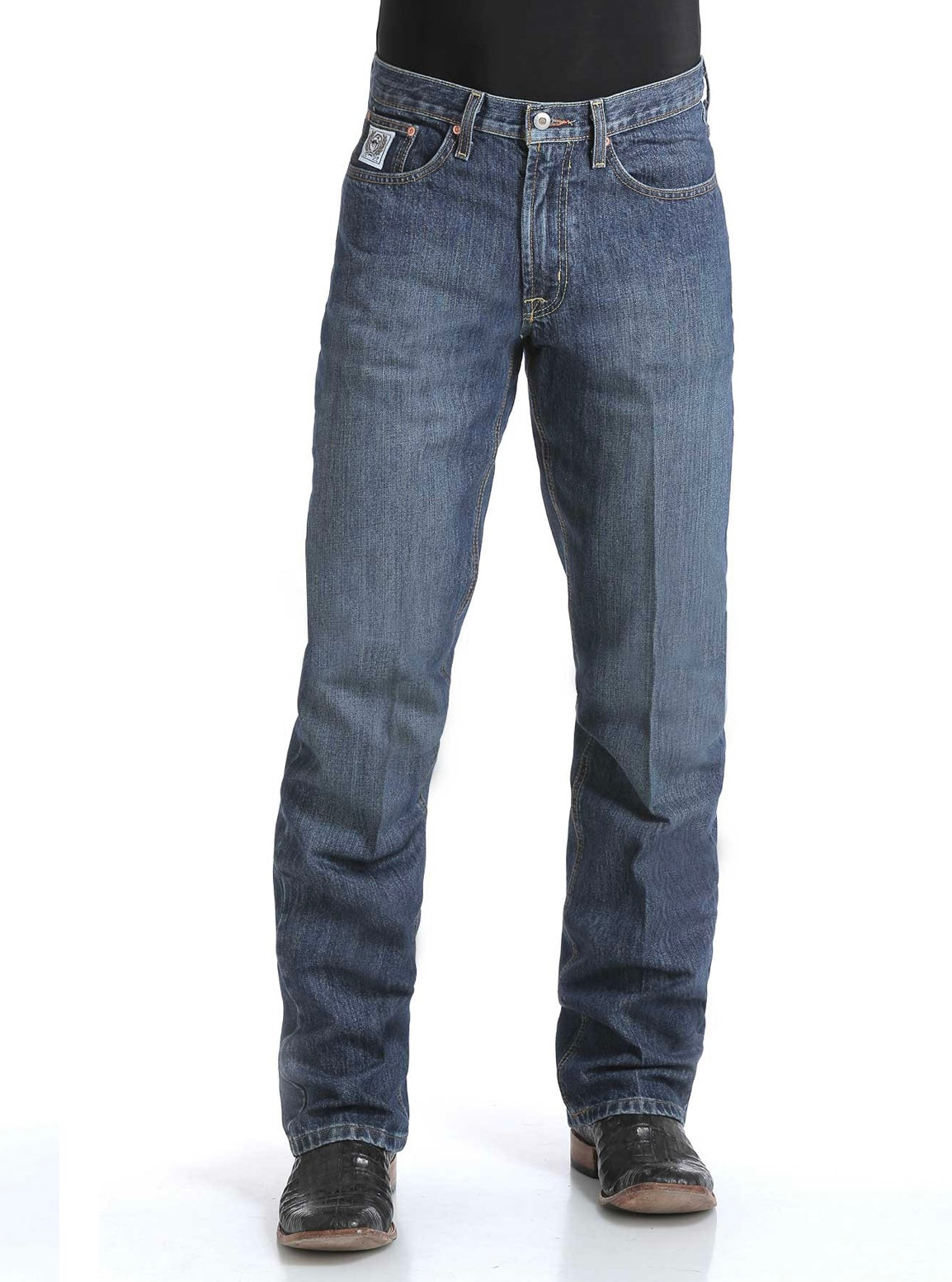 Cinch White Label (Relaxed Fit) Dark Wash Jean
