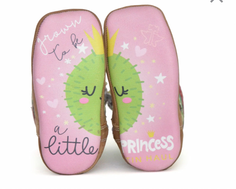 Cowbabies Boots by Tin Haul-Infant Girls "Sparkles" w/Princess Sole