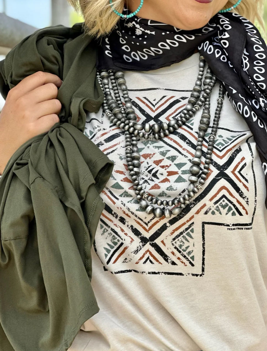 Kori Aztec Cross Tee