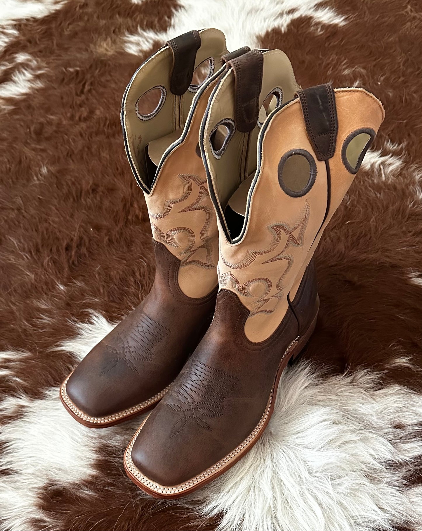 Men's Boulet Boot-Navajo Honey-Wyoming Cognac Upper 12"