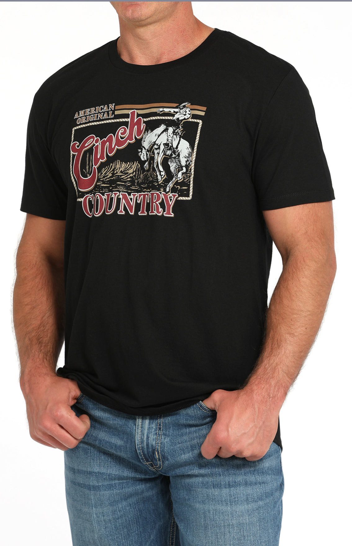 Men's Cinch Country T-Shirt-Black