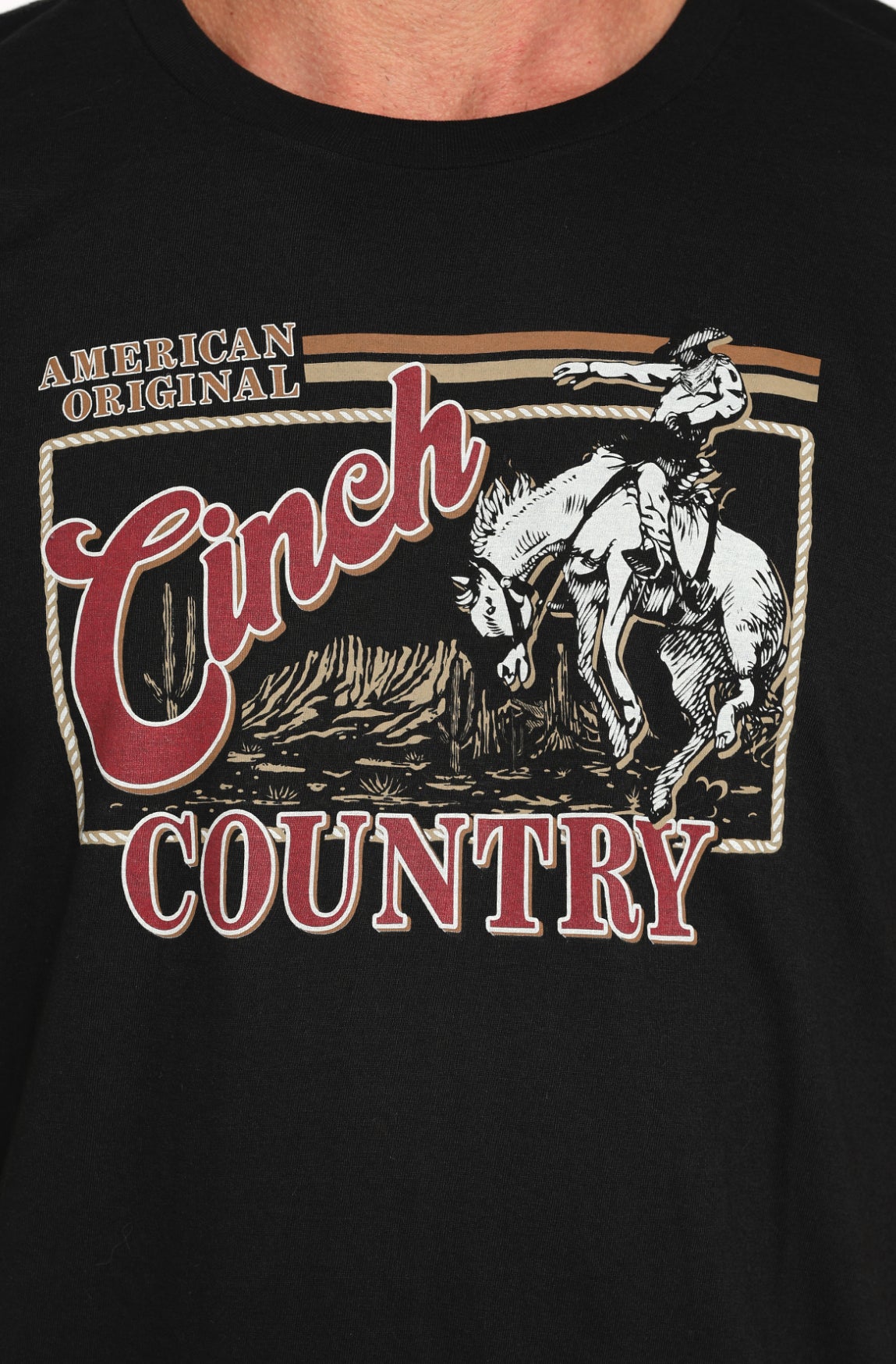 Men's Cinch Country T-Shirt-Black