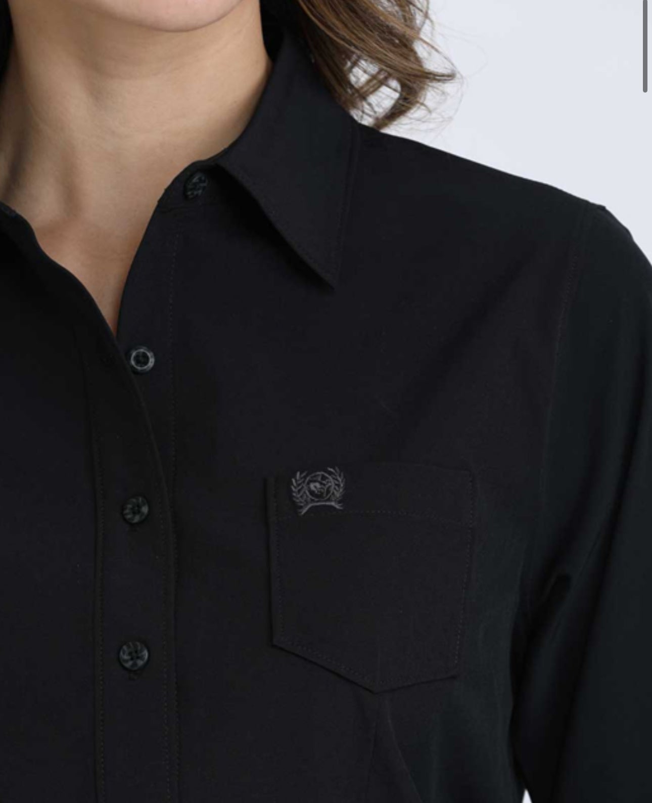 Ladies Cinch Arenaflex Black Shirt