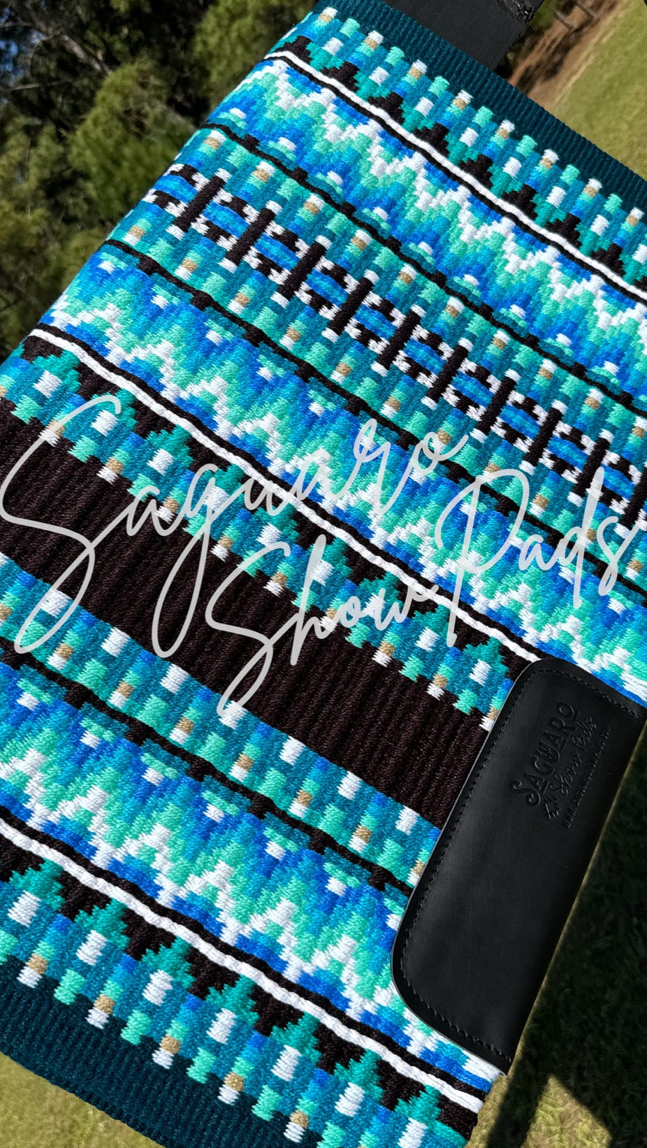 Show Pad-Saguaro-Black/Aqua/Turquoise/White #6256