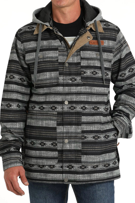 Cinch Men's Barn Coat in Black/Gray