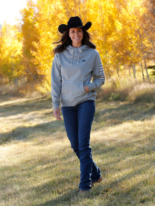 Cinch Hoodie in Gray