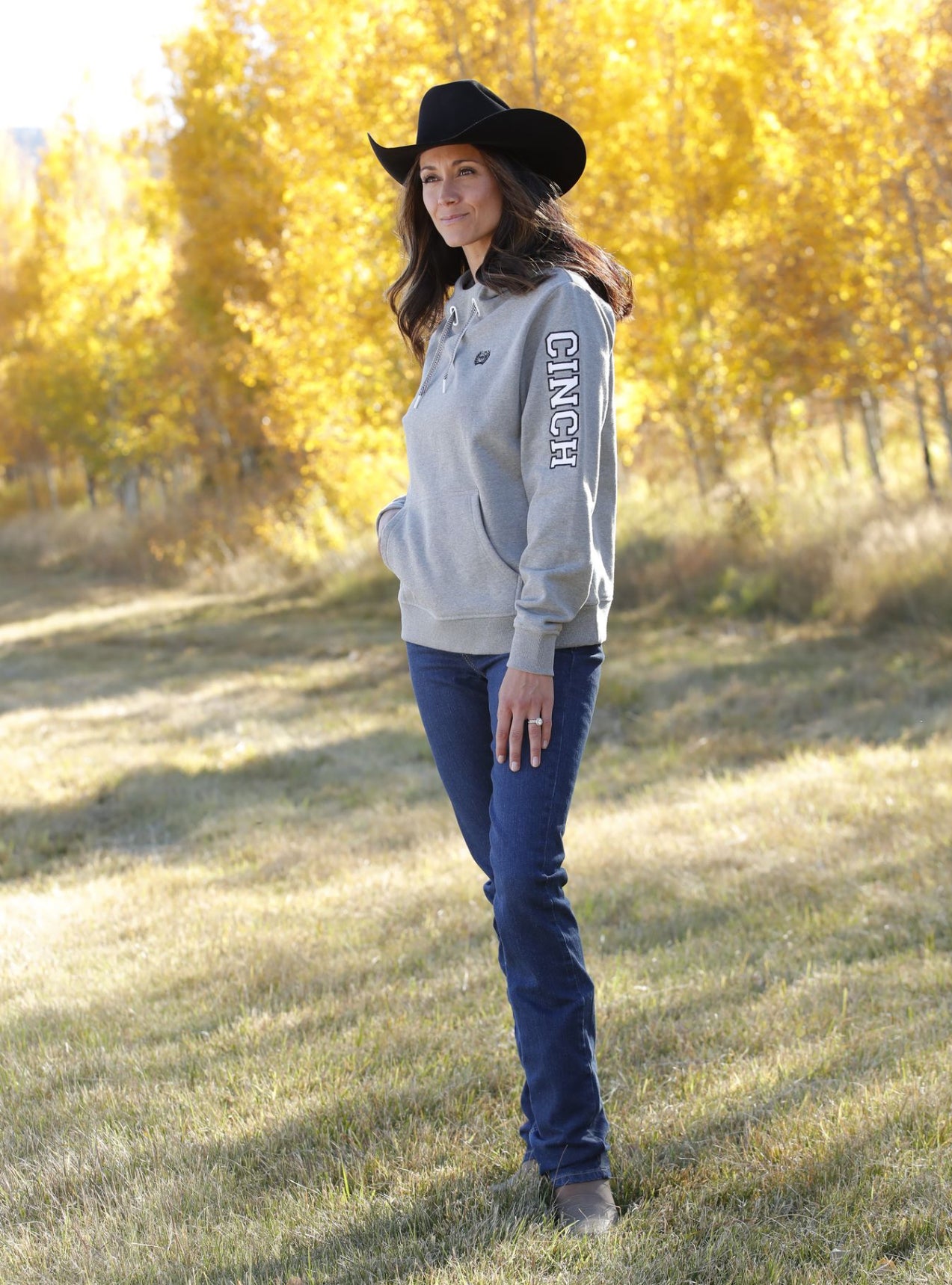 Cinch Hoodie in Gray