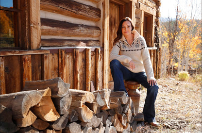 Cinch Ladies Cream Wool Pullover Sweater