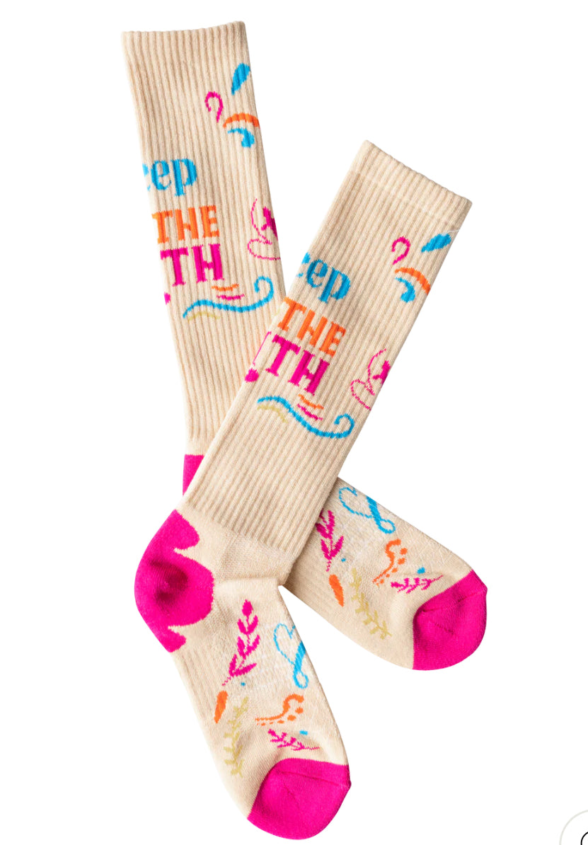 Lucky Chuck Socks-Keep The Faith