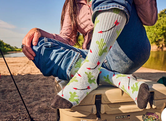 Lucky Chuck Socks-Cowboy Compass