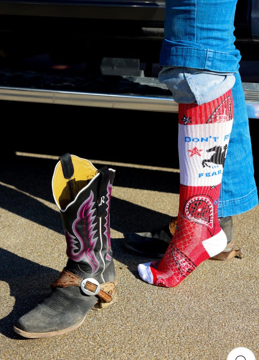 Lucky Chuck Socks-Don't Ride In Fear