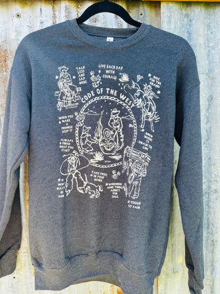 XOXO Code of the West Sweatshirt