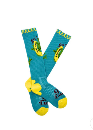 Lucky Chuck Socks Get Lucky Aqua