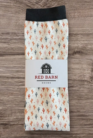 Stay Sharp Red Barn Socks