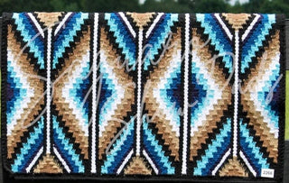 Saguaro Ranch Pad-Tan/Aqua/Blue/Black 34x40