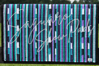 Saguaro Ranch Pad-Teal/Purple/White/Black 34x40