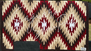 Saguaro Ranch Pad-Brown/Cream/Sand/Dark Red 34x40
