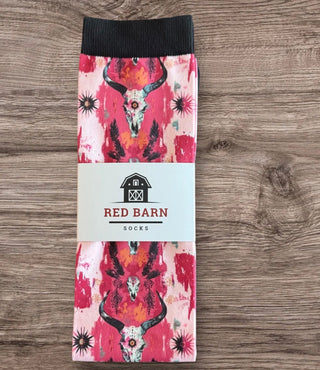 Wild At Heart Red Barn Socks