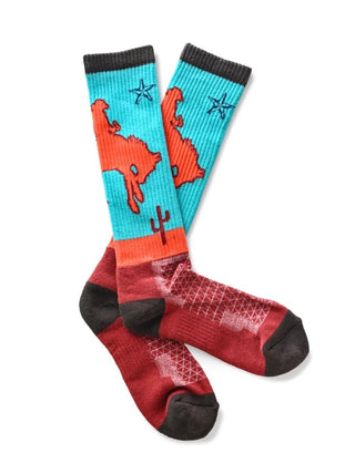 Lucky Chuck Socks-Sunset Rodeo