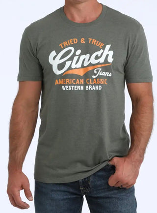 Cinch Tried & True T-Shirt in Olive