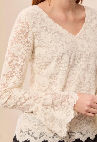 Tribal "Wear 2 Ways" Fancy Lace Top