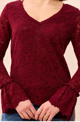 Tribal "Wear 2 Ways" Fancy Lace Top