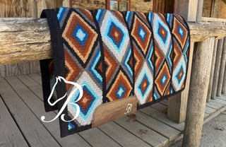 Bentley Ranch Pad-Blue Velvet-34x40