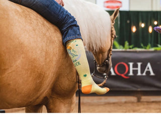 Lucky Chuck Socks-Desert Spirit Cowgirl