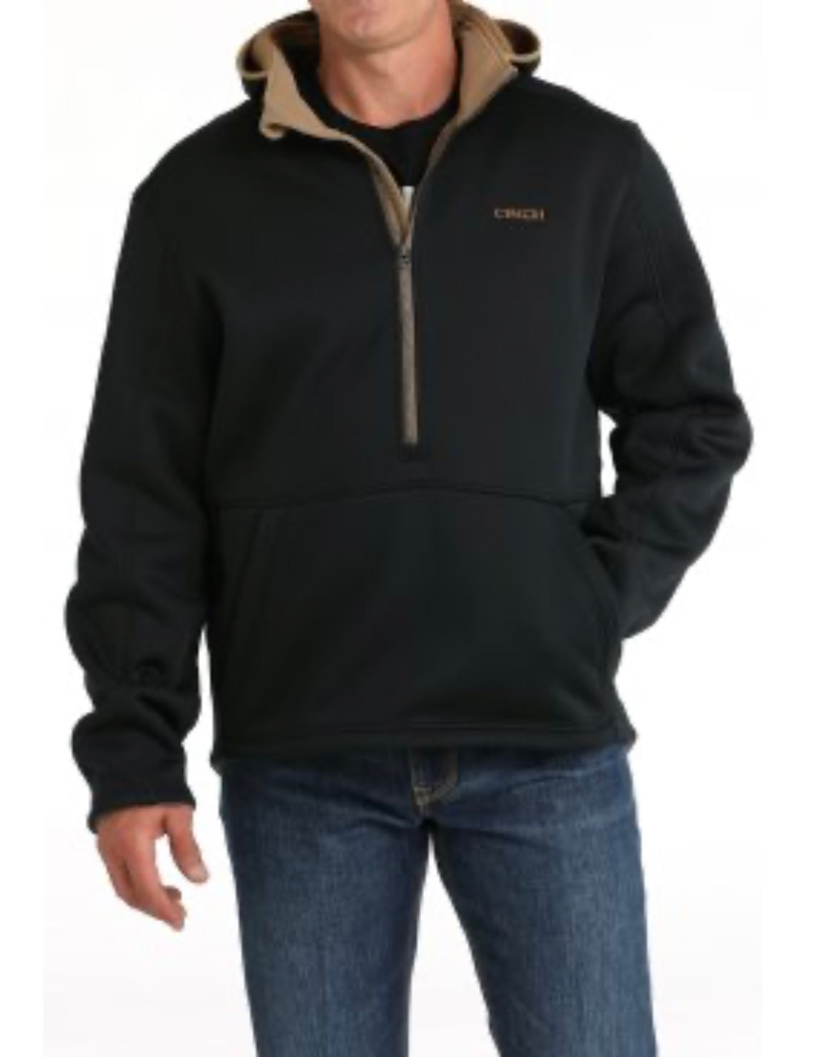 Men's Cinch Patriarch Hoodie in Black/Tan