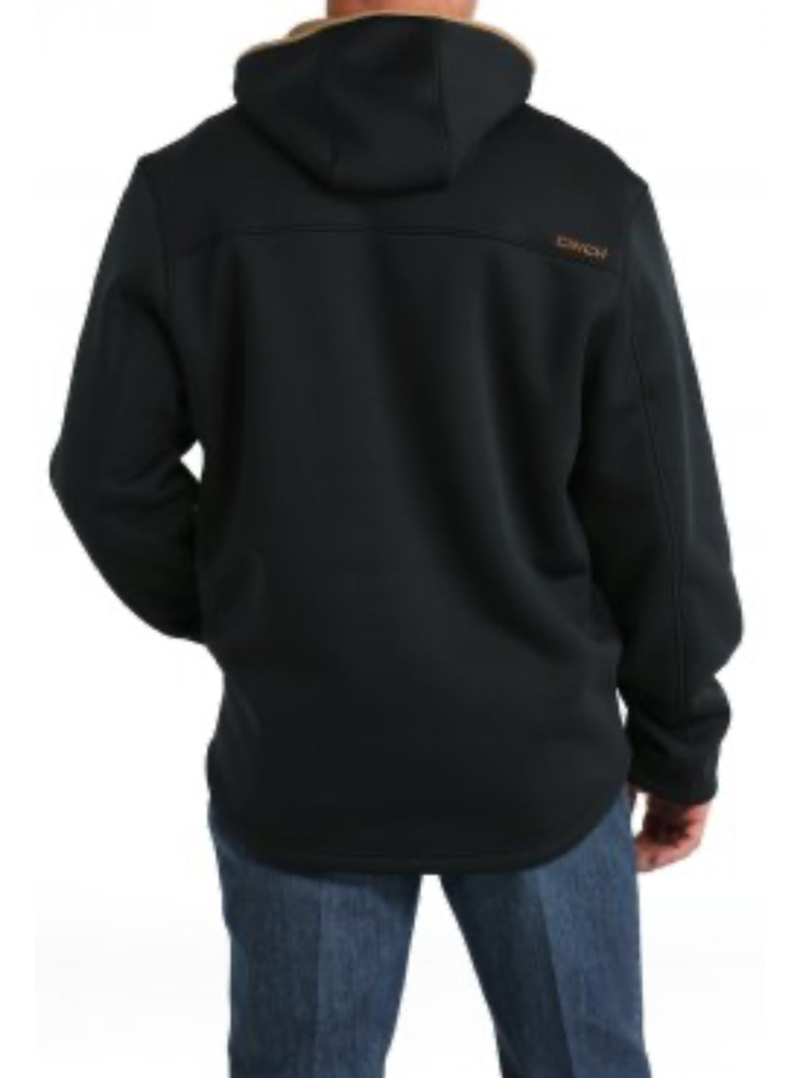 Men's Cinch Patriarch Hoodie in Black/Tan