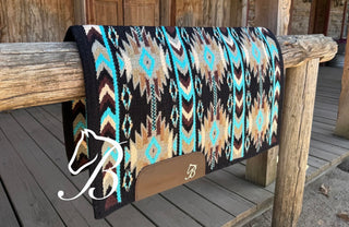 Bentley Ranch Pad-Mirage Turquoise w/ Muted Browns