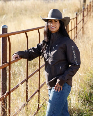 Cinch Women’s Bonded Jacket in Chocolate Brown