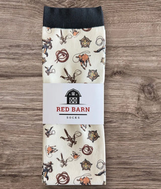 Red Barn Socks-Cowboy Code