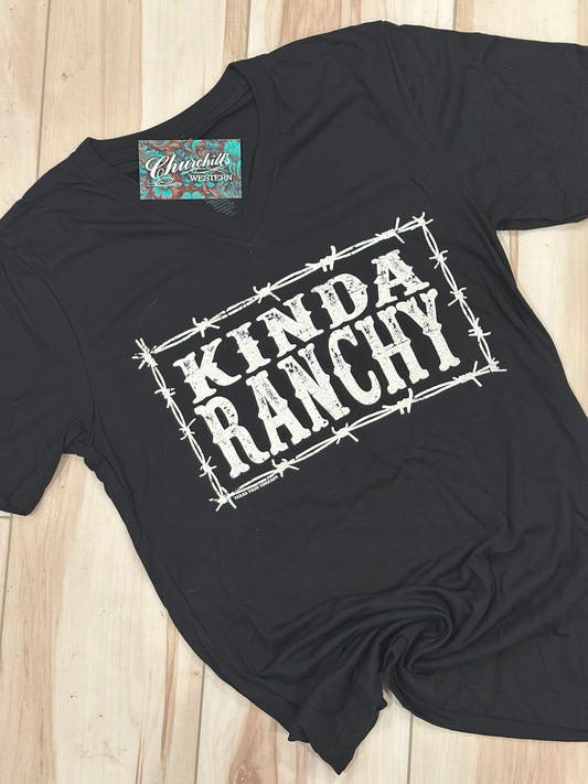 Kinda Ranchy Tee in black