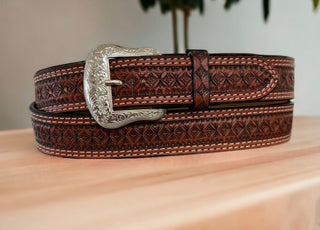 Flower Box Stamped Belt IB-1008C