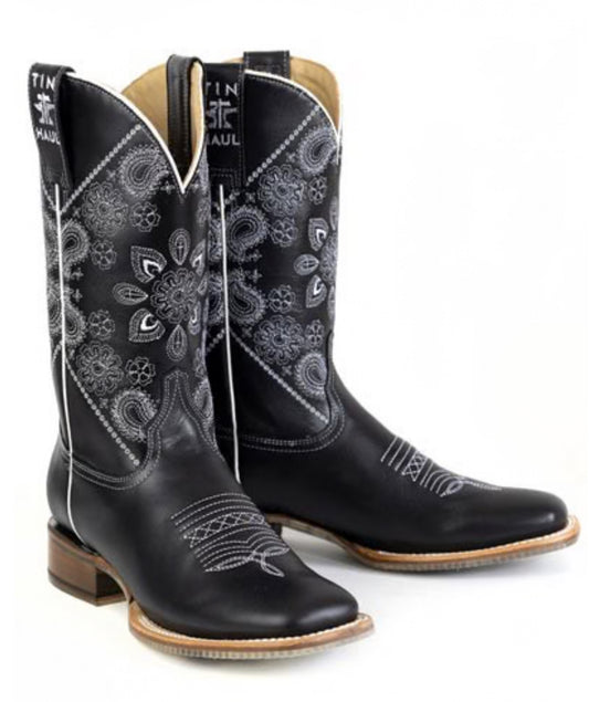 Tin Haul Ladies Boot-Midnight Paisley