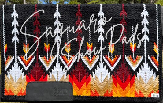 Ranch Pad-Black/Red/Tan 34x40