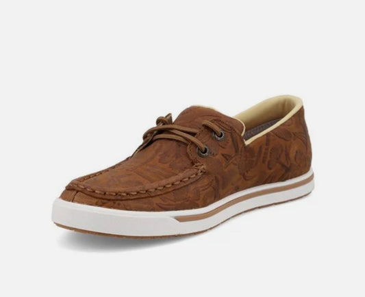SALE Twisted X Ladies Lion Boat Shoe #WCA0099