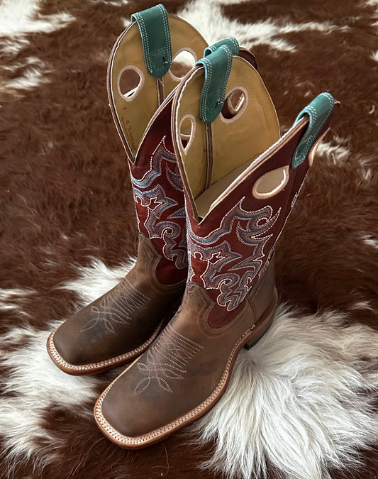 Ladies Boulet Boot-Hillbilly Golden w/Amber Upper 13"