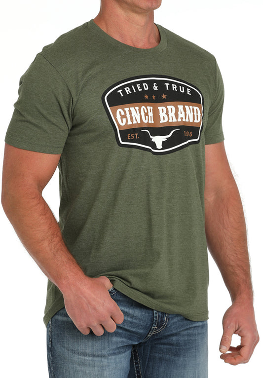 Men's Cinch Olive T-Shirt
