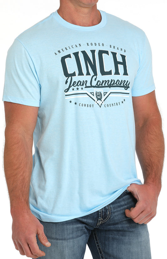 Men's Cinch Light Blue T-Shirt