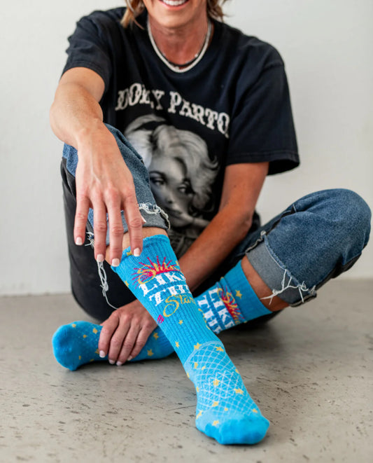 Lucky Chuck Socks-Shine Like The Stars