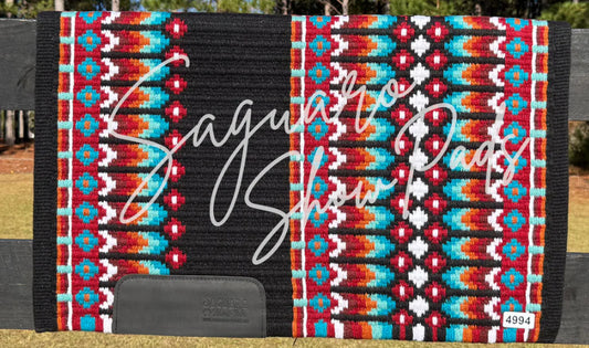 Show Pad-Black/Red/Wine/Turquoise 34x40