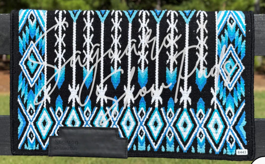 Ranch Pad-Blue/Bk34x40