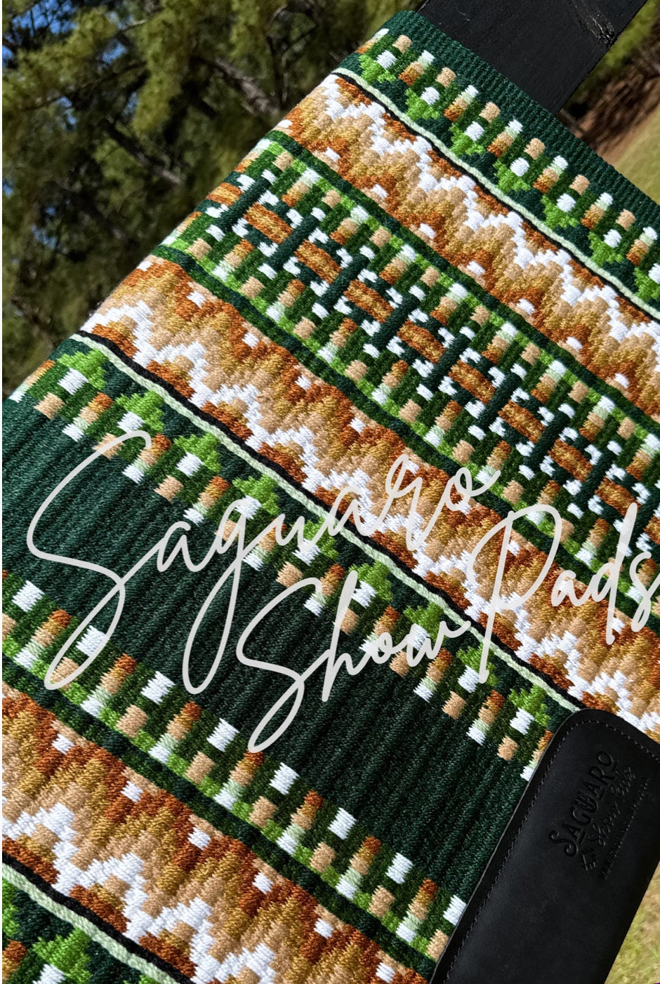 Show Pad-Saguaro-Hunter/Lime/Tans/Rust #6236