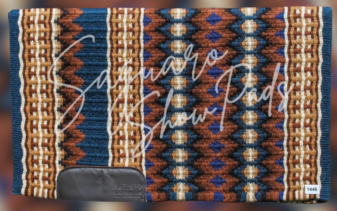 Show Pad-Saguaro-Navy/Chocolate/Chestnut/Tan #1446