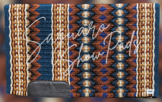 Show Pad-Saguaro-Navy/Chocolate/Chestnut/Tan #1446